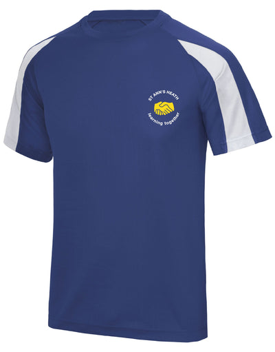 T-Shirt Technical Contrast St. Ann's Heath P.E. PRE ORDER NOW