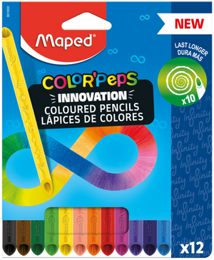 MAPED COLOR’PEPS INFINITY COLOURED PENCILS X12