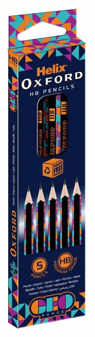 Oxford Geo HB Pencils x 5