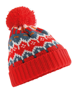 Retro ski beanie