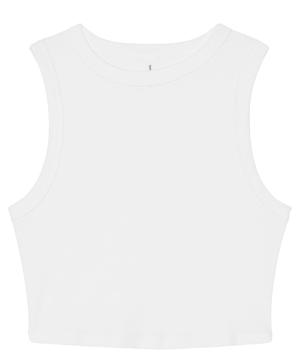 Women’s micro rib muscle crop tank