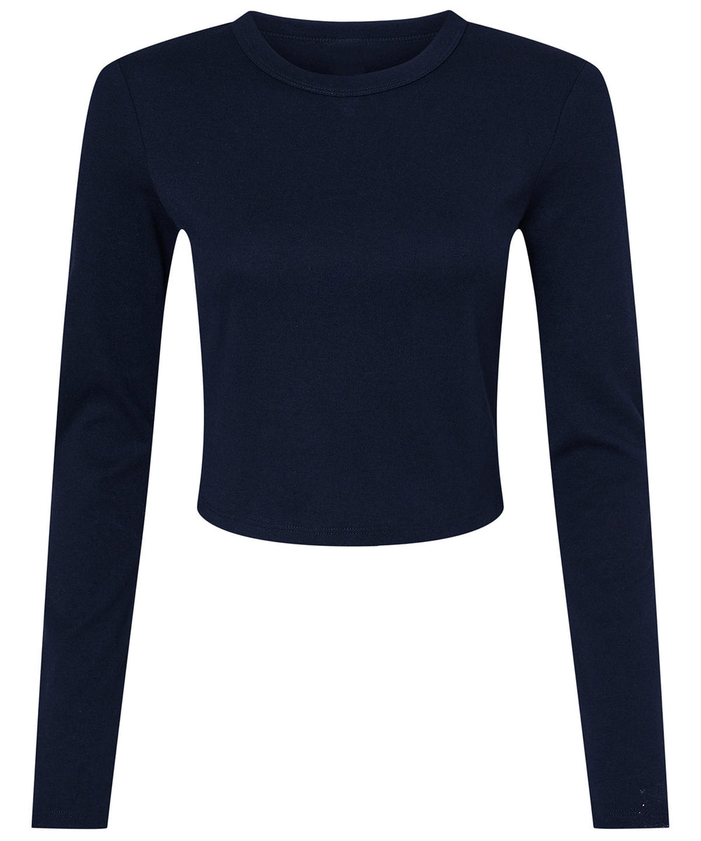 Women’s micro rib long sleeve baby t-shirt
