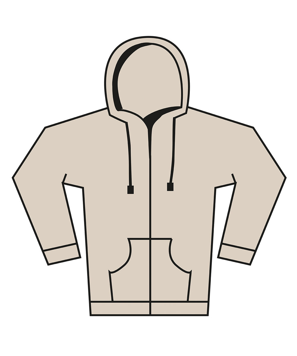 Unisex heavy full-zip hoodie