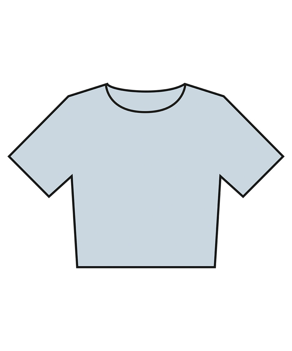 Women’s heavyweight washed cropped tee