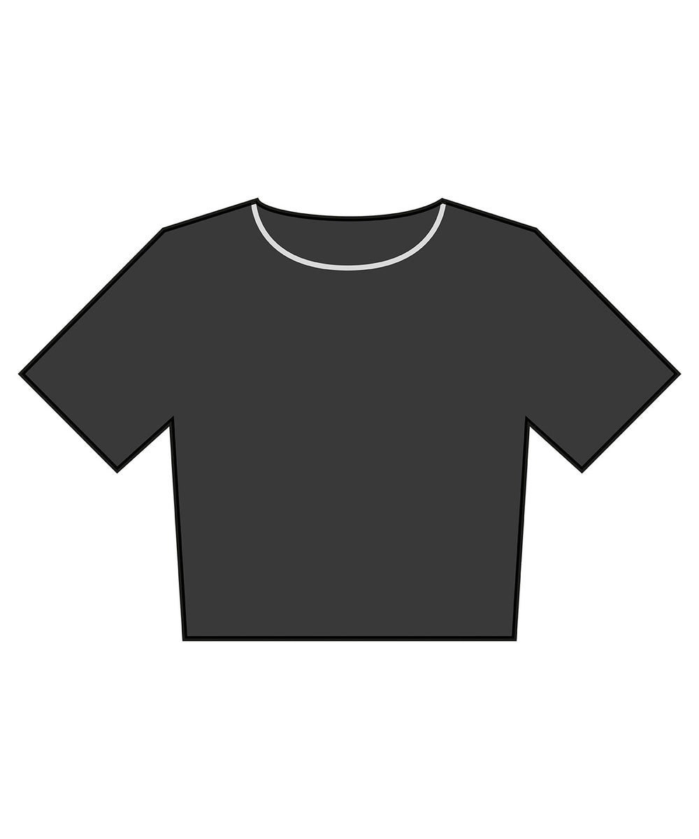 Women’s heavyweight washed cropped tee