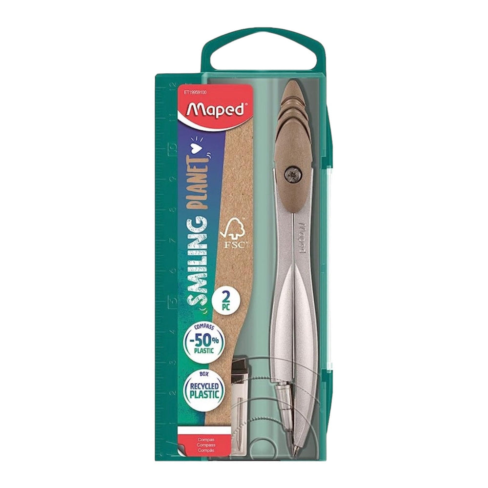 Maped Smiling Planet Study Compass Set