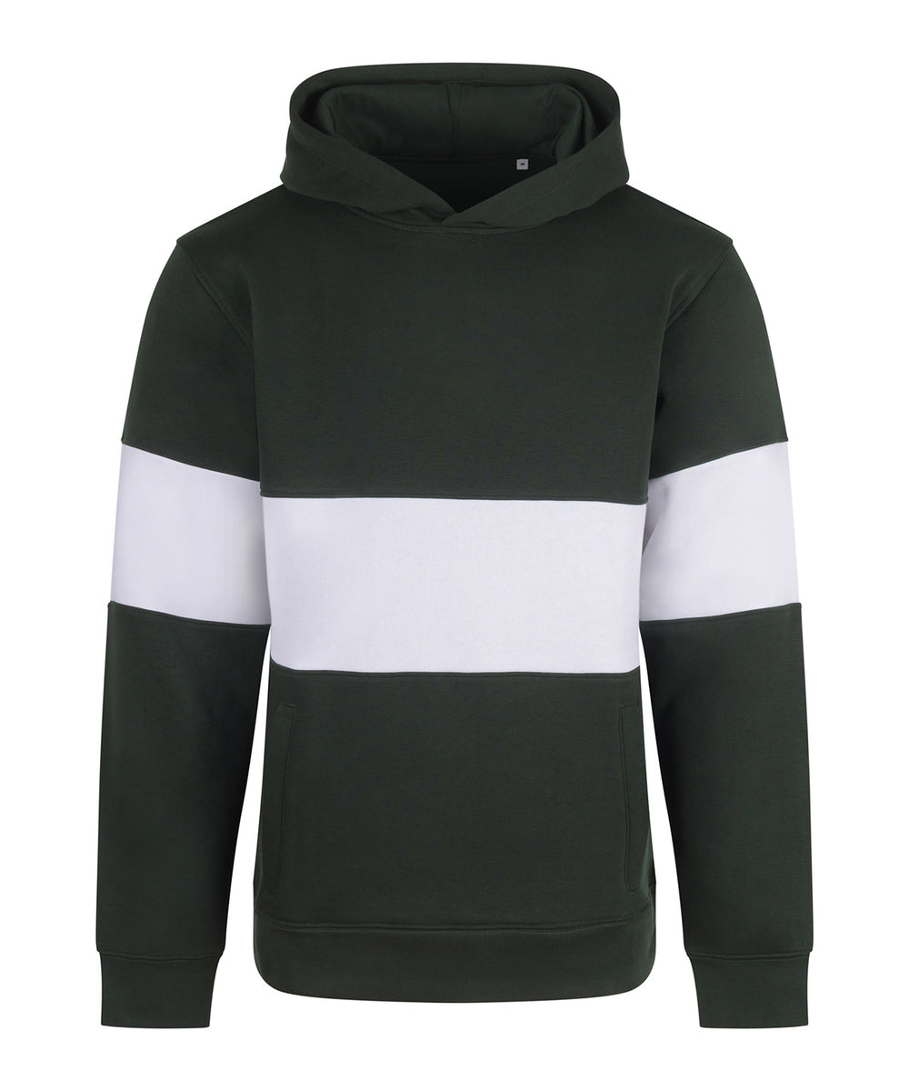 Heavyweight panelled hoodie
