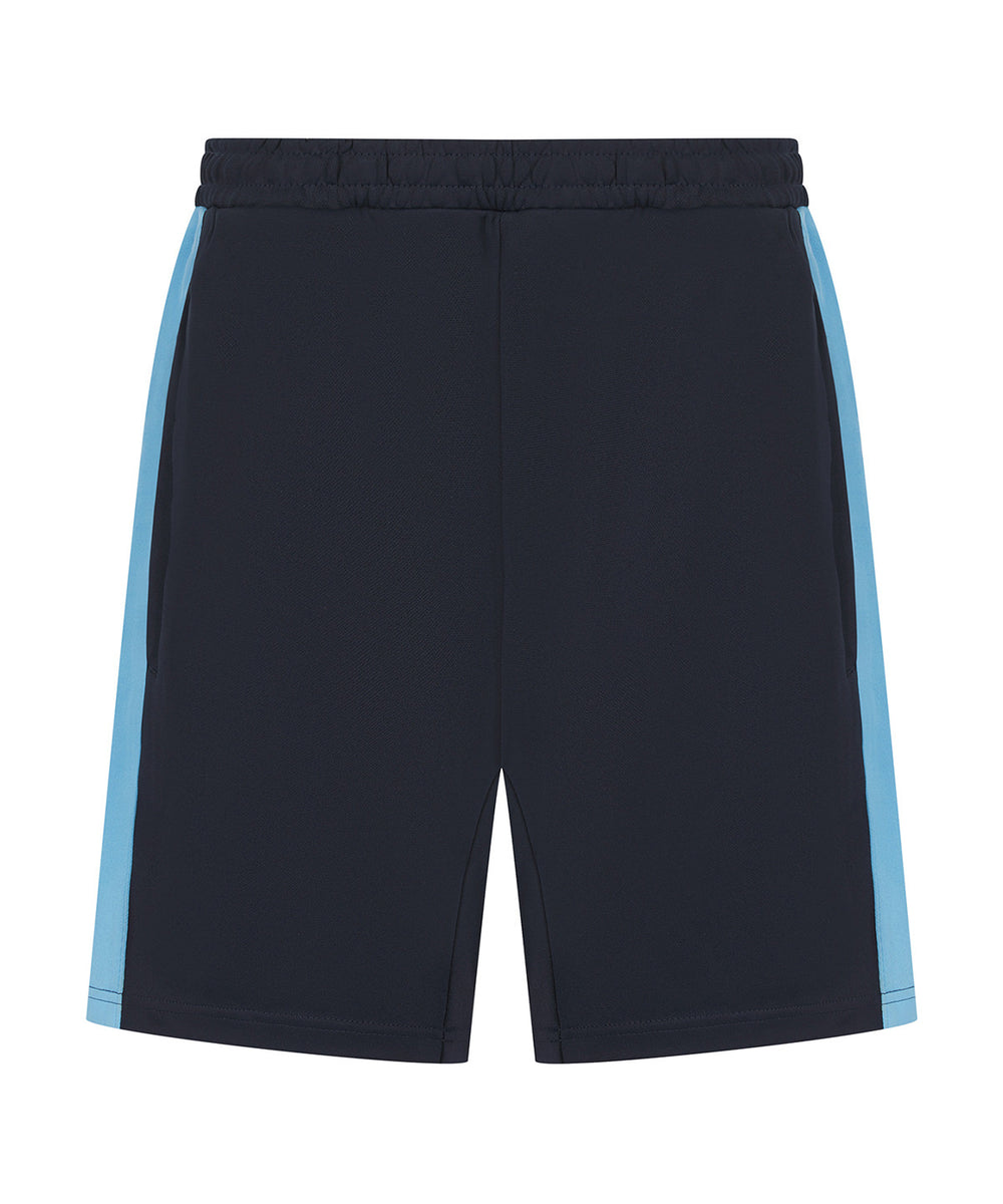 Knitted shorts with zip pockets