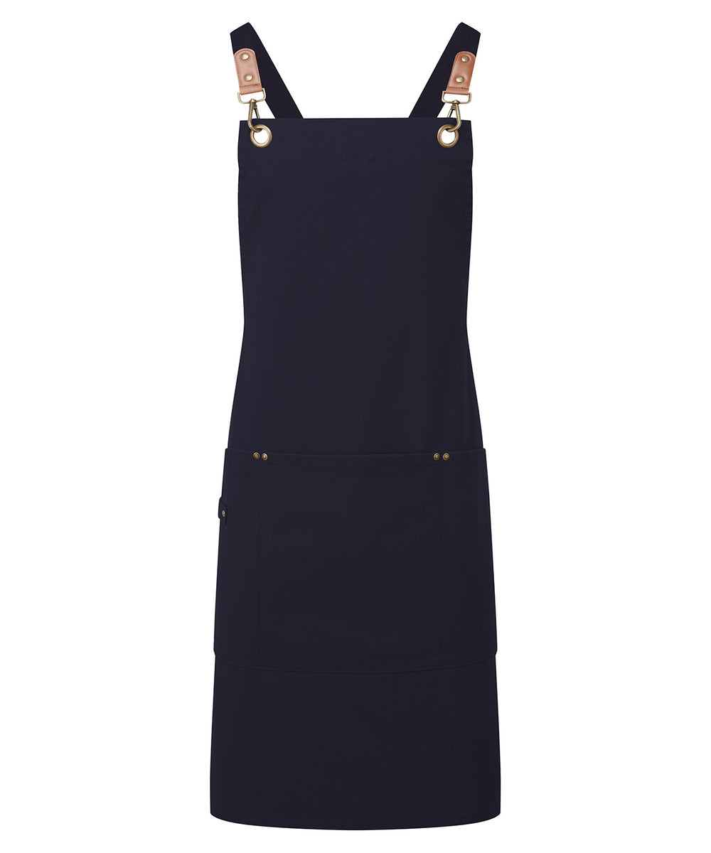 Clip ‘n’ Clasp cross-back bib apron