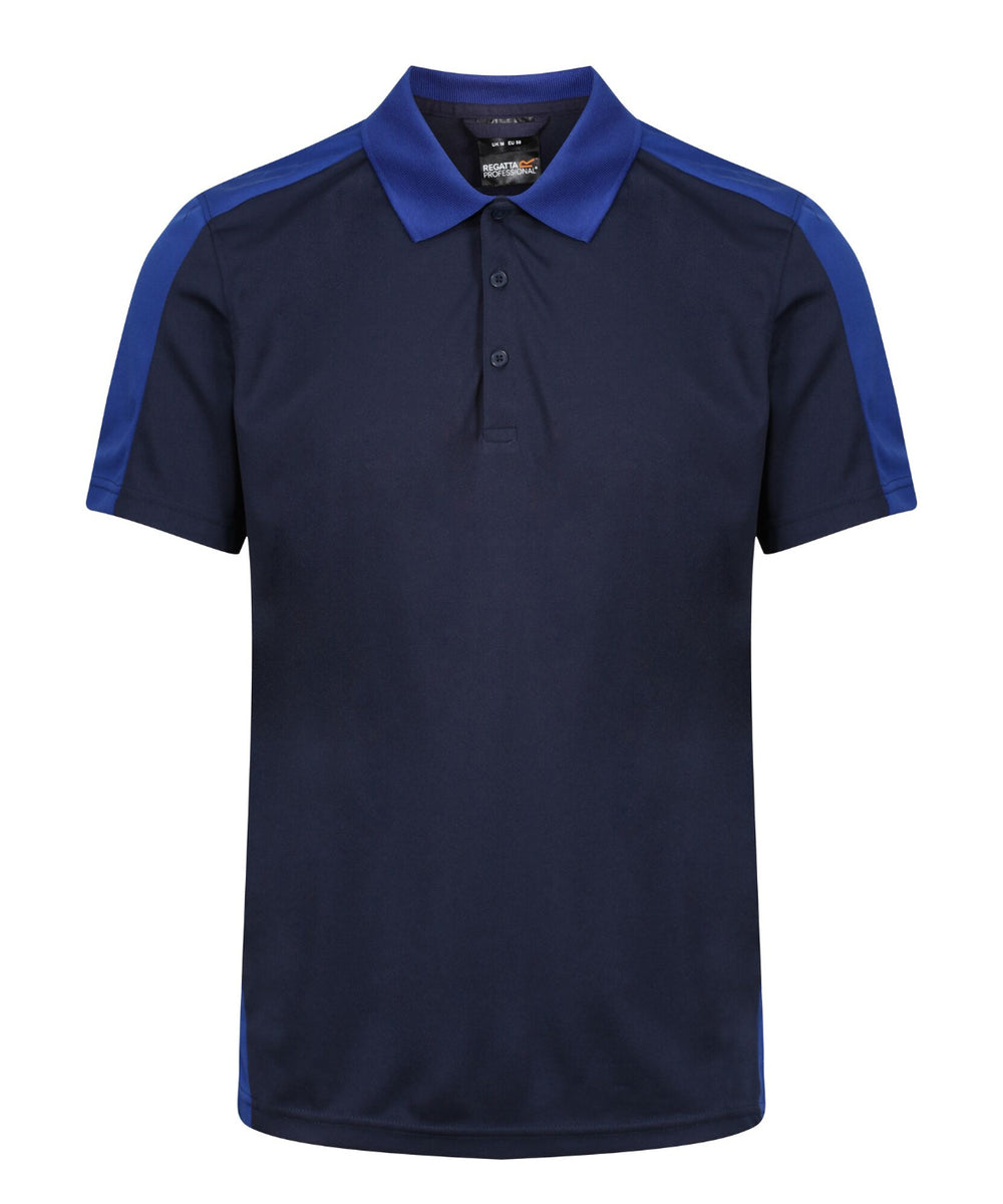 Contrast wicking polo