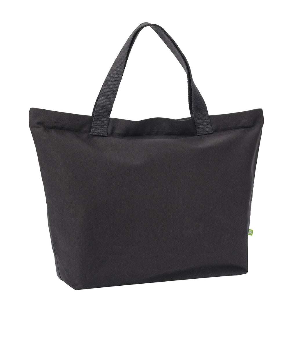 Elba organic canvas premium zip tote