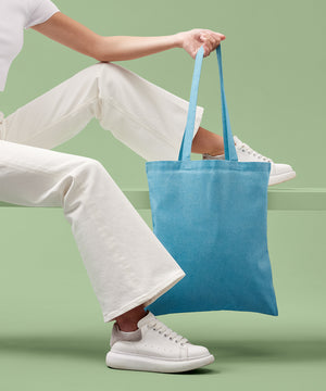 Recycled cotton shopper long handle