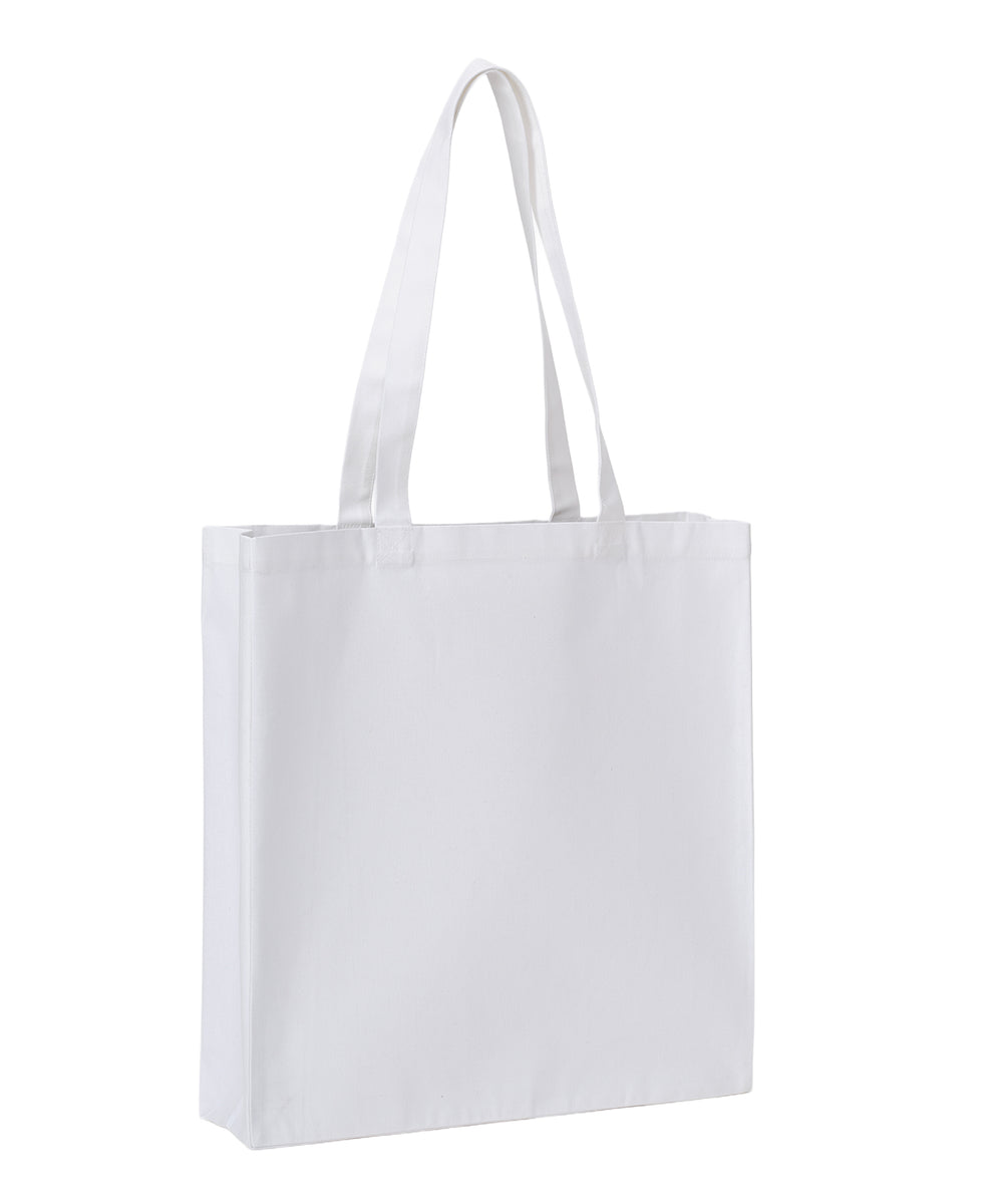 Recycled premium canvas spacious shopper