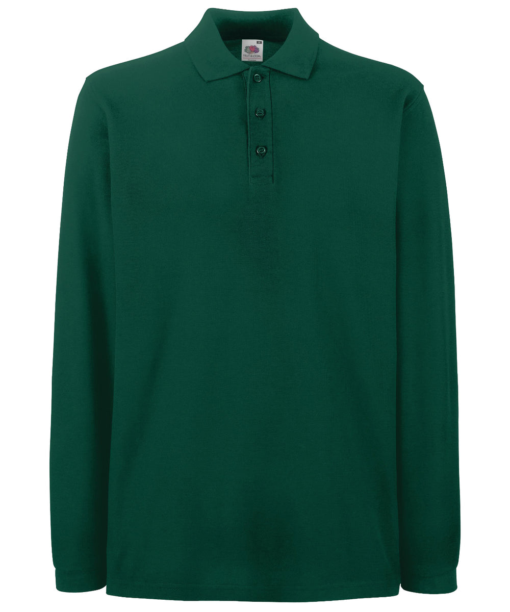 Premium long sleeve polo 