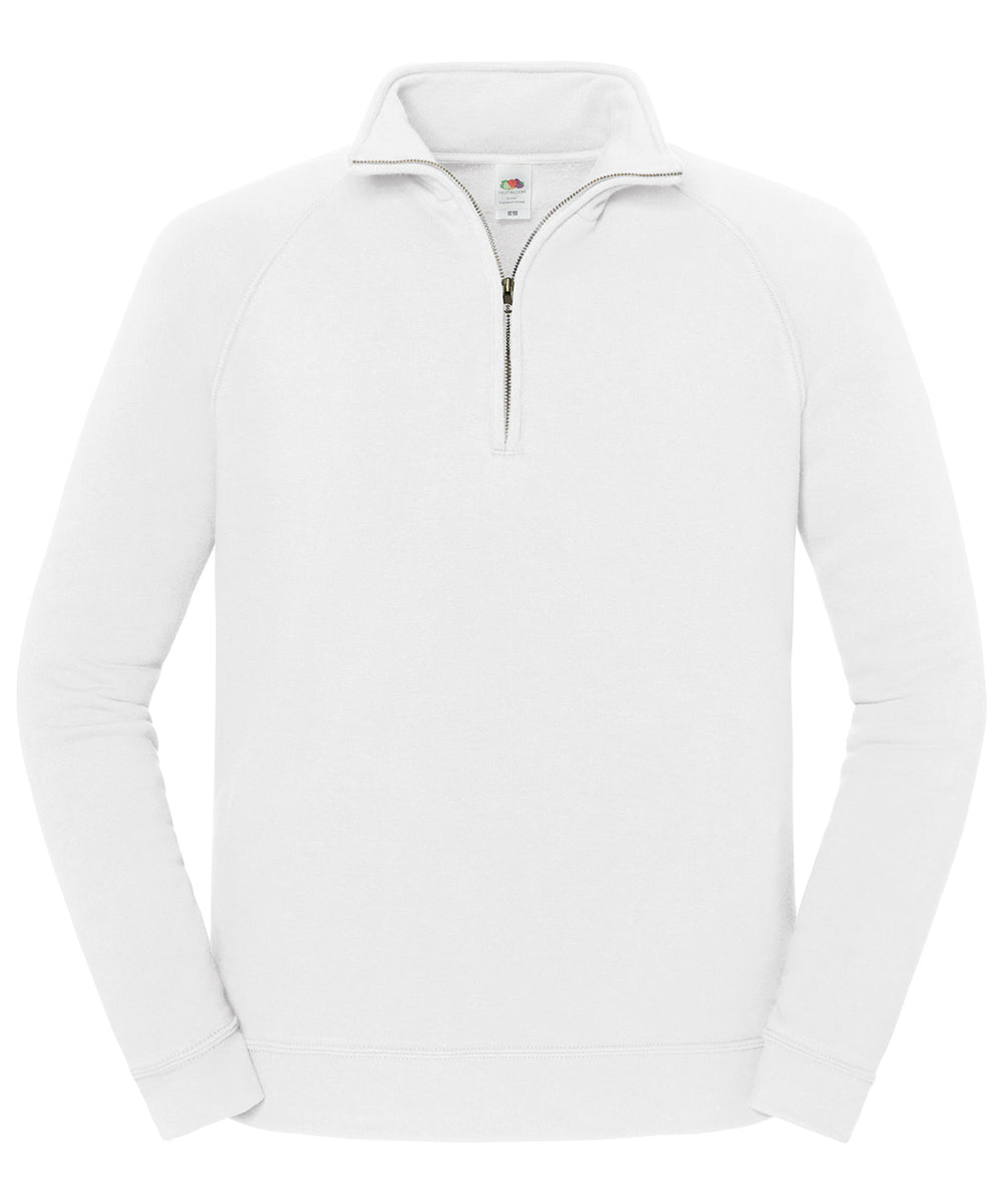 Iconic premium zip-neck sweat