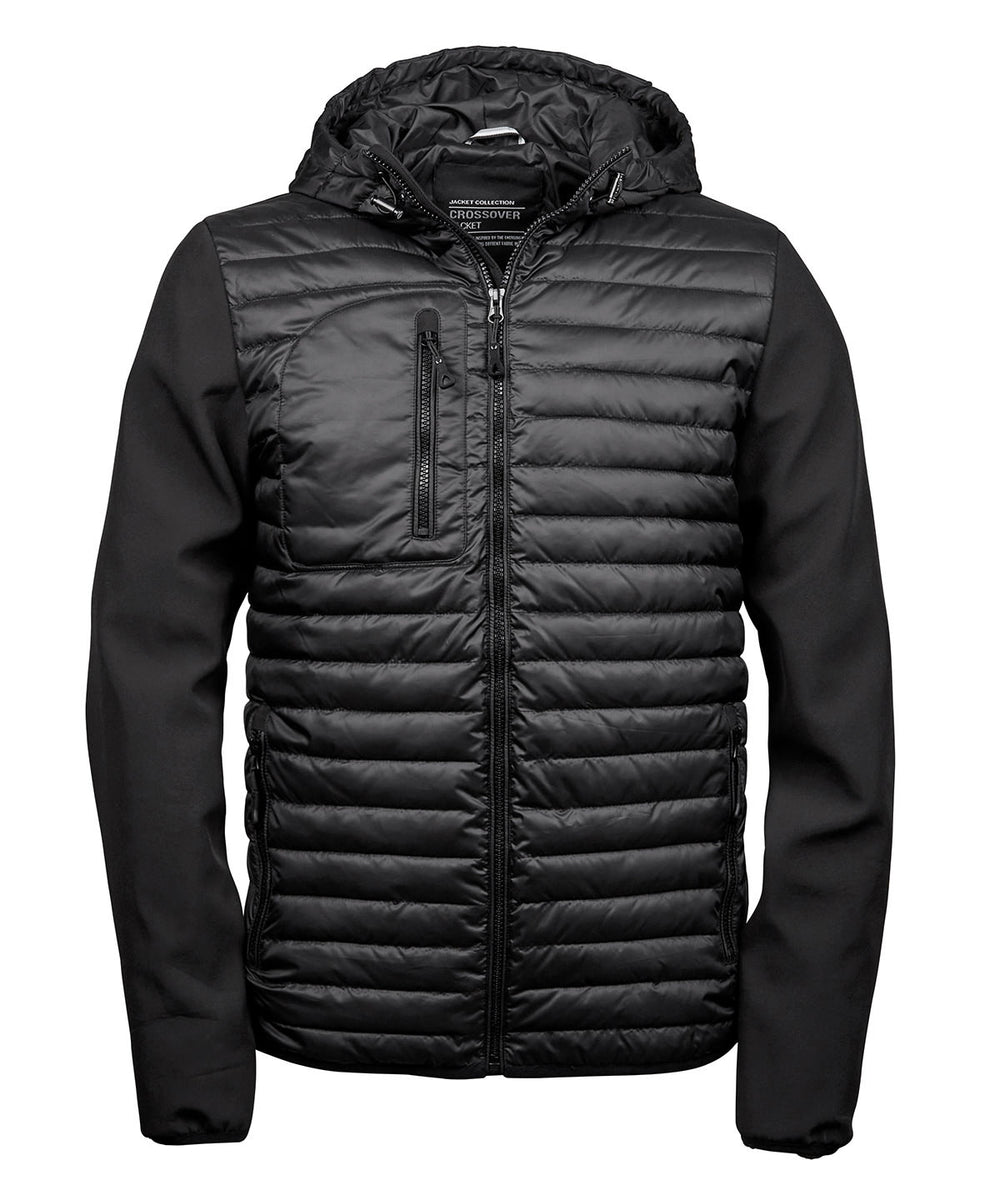 Hooded crossover jacket (9628)