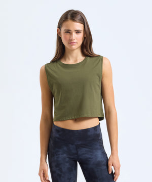 Women's TriDri® organic crop tank