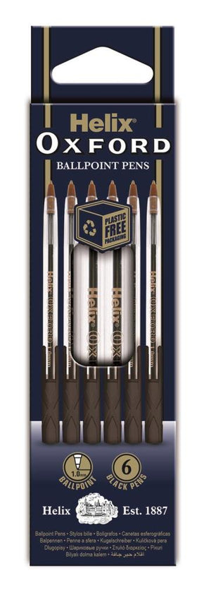 Black Oxford Stick Pen x 6