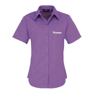 Wemms Short Sleeve Girls Blouse