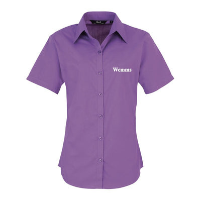 Wemms Short Sleeve Girls Blouse