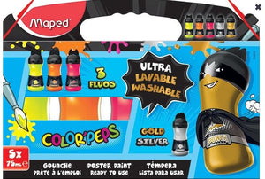 Superhero Paint Bottles
