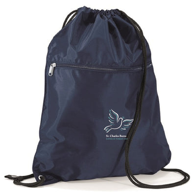 St Charles Borromeo P.E Bag With Zip Name