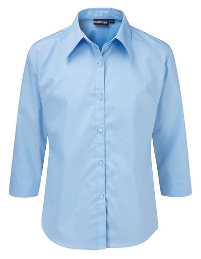 Blouses Non Iron 3/4 Tie Fitted - Single