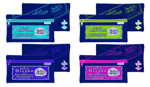 Oxford Neoprene 9" x 5" Pencil Case - Assorted Colours