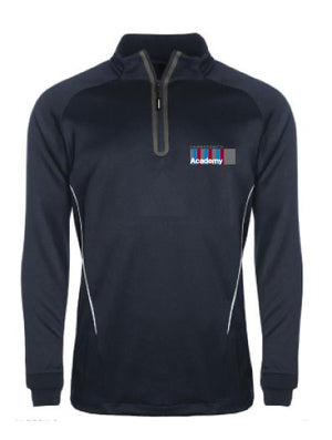 Hammersmith Academy - Performance 1/4 Zip Training Top P.E.