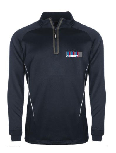 Hammersmith Academy - Performance 1/4 Zip Training Top P.E.