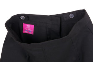 A-Line Inverted Pleat Adjustable Skirt - Waist Adjuster