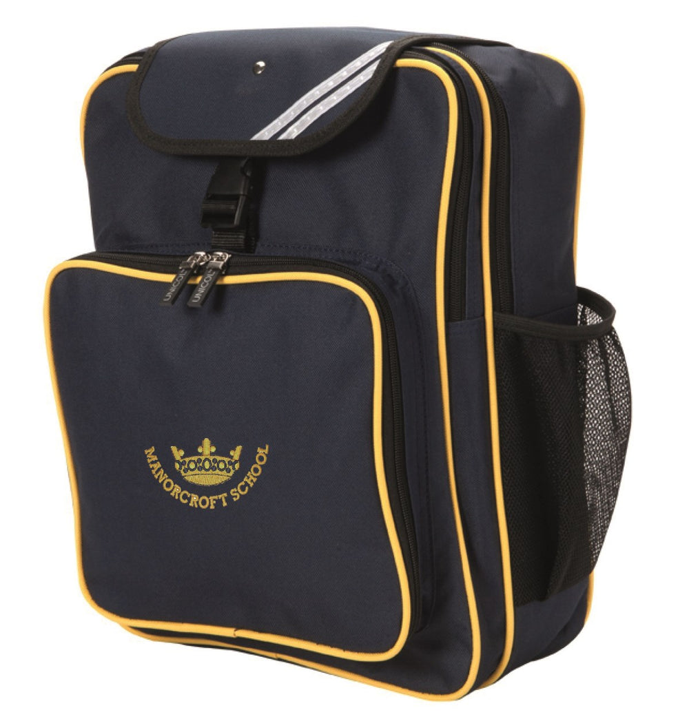 Junior Rucksack Manorcroft Junior Rucksack (Year 3 to 6) – School Uniform Direct UK
