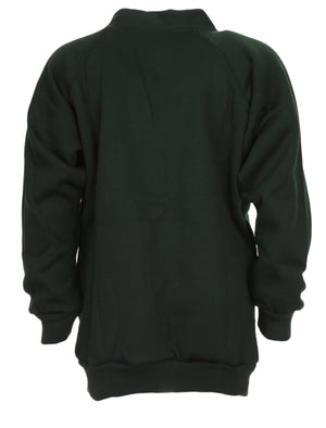 Cardigan Sweatshirt 50% Poly / 50% Cotton