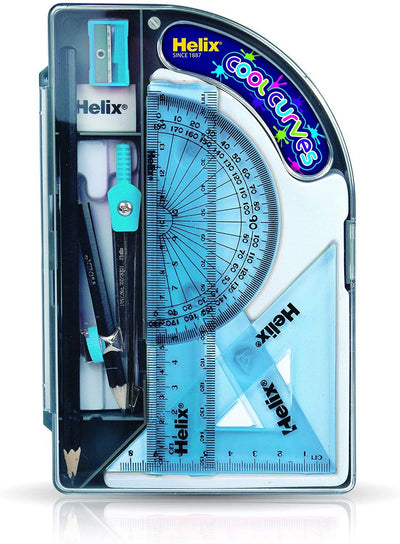 Cool Curves Maths Set (Assorted Colours)