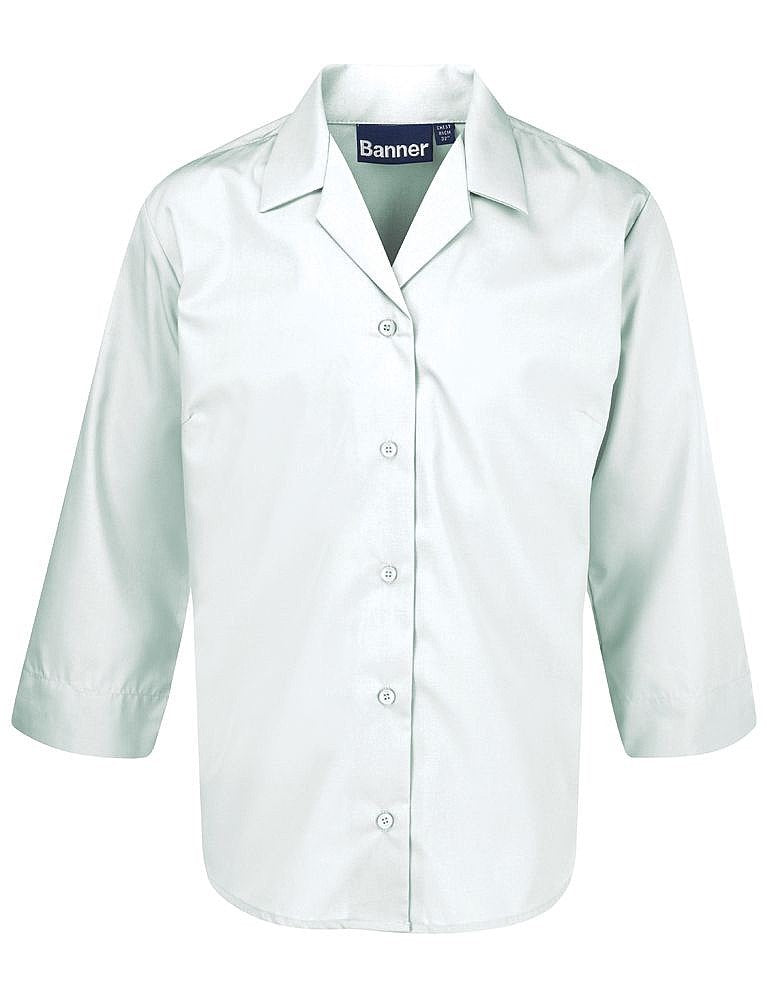 Blouses Non Iron 3/4 Open Fitted - Twin