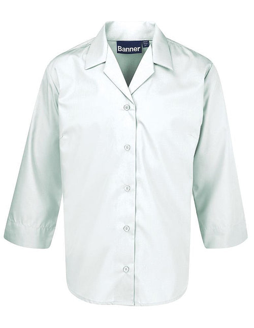 Blouses Non Iron 3/4 Open Fitted - Twin