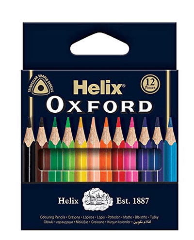 Helix Oxford Colouring Pencils 3.5"  x 12