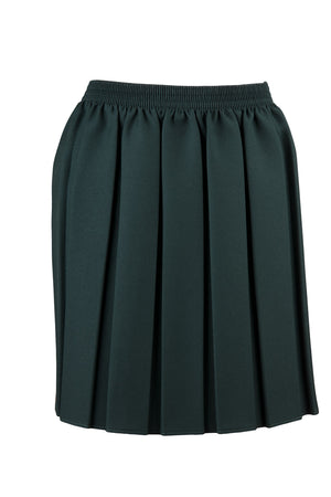 Box Pleat Elastic Skirt