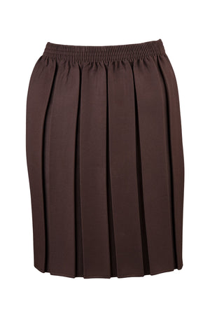 Box Pleat Elastic Skirt