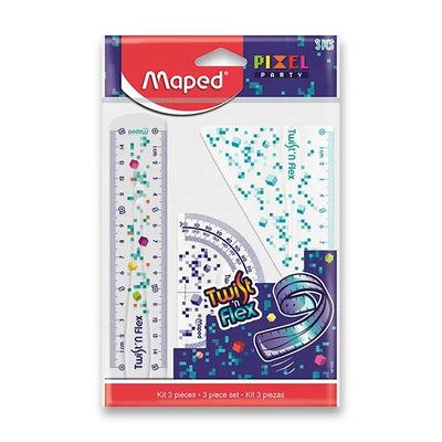 Maped Twist’n Flex Pixel Party Set – 3 Piece